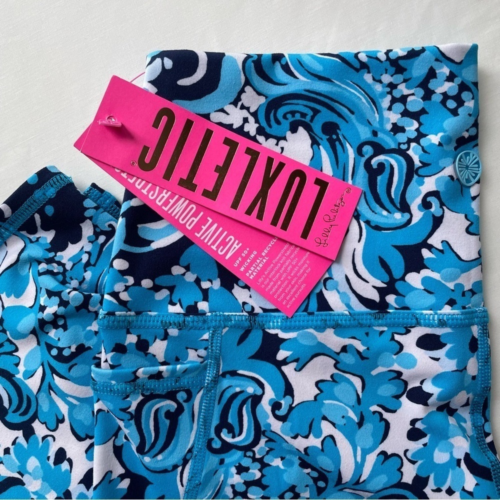 MWT Lilly Pulitzer Luxletic South Beach High Rise Shorts Small